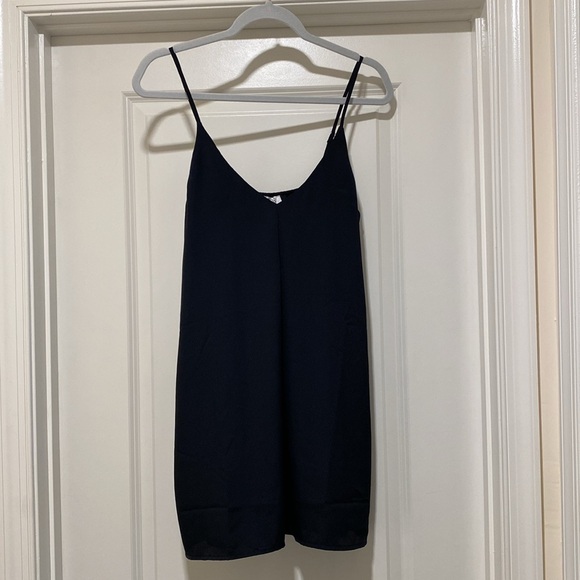 TOBI black dress front pleat size small - Picture 1 of 11